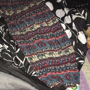 Angie Pants - Elephant Print Harem Pants Angie Pants - Elephant Print Harem Pants